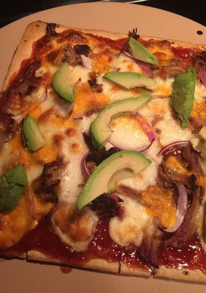 A picture of Pulled Pork Flatbread.