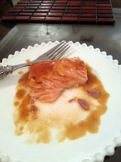 A picture of honey salmon.