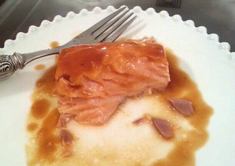 Easiest Way to Make Homemade honey salmon