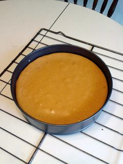 A picture of Pumpkin Cheesecake.