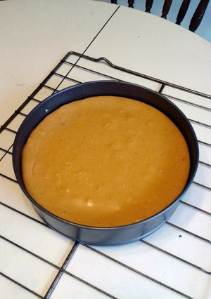 A picture of Pumpkin Cheesecake.