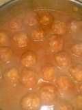 Mozzarella Stuffed Turkey Meatballs