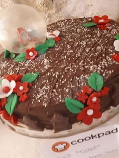 Una foto de Ganache de chocolate