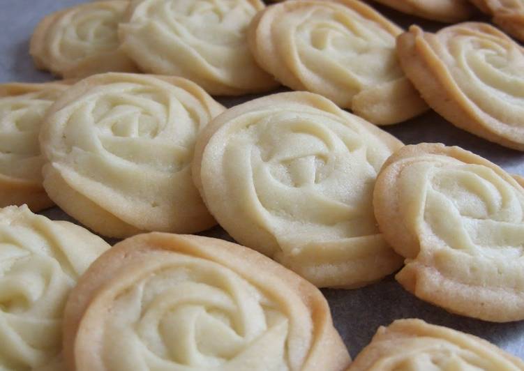 Simple Way to Make Ultimate Easy Rose Cookies