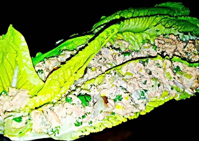 Steps to Make Favorite Mike's Low Carb Tuna Lettuce Wraps