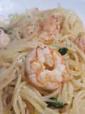 Spaghettini dei Martelli con code di gambero