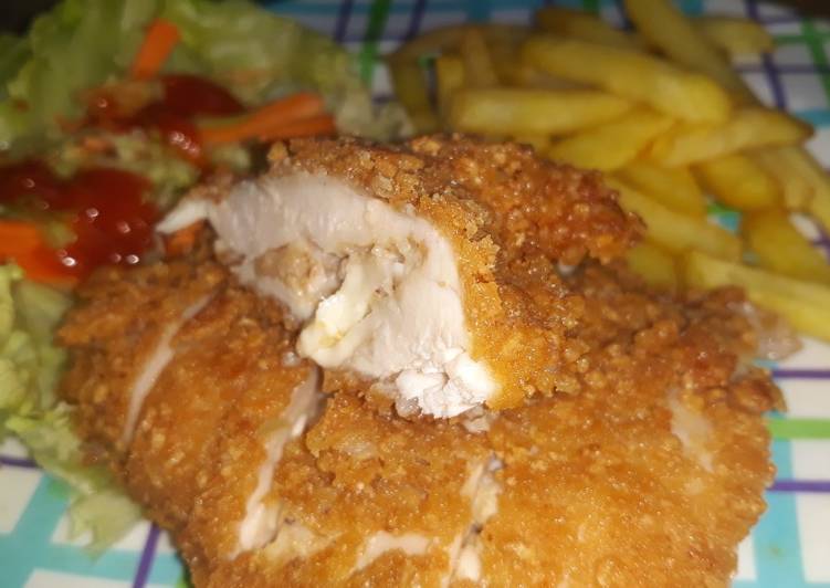 Resep Chicken Cordon Bleu Without Smoked Beef Anti Gagal