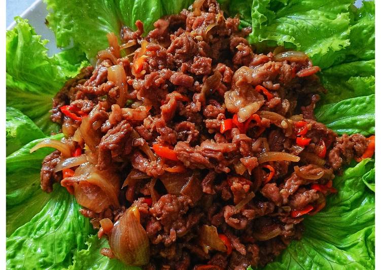 Resep Beef Yakiniku Spicy yang Bikin Ngiler