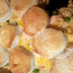 A picture of Rae's Easy Chicken Veggie Rice Bake.