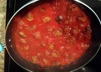 Easiest Way to Cook Appetizing Italian Meatballs With Tomato Spaghetti