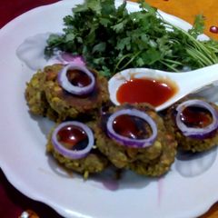 A picture of Jackfruit kabab.
