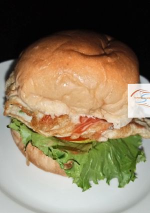 A picture of Mini vegan burger.