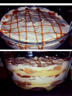 A picture of Apple caramel trifle.
