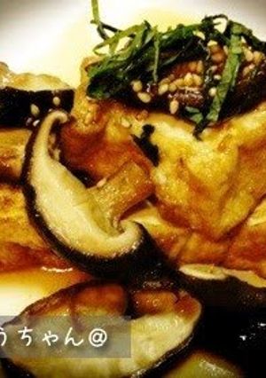 A picture of Foolproof! Sweet and Savory Shiitake and Deep Fried Tofu Stir-Fry.