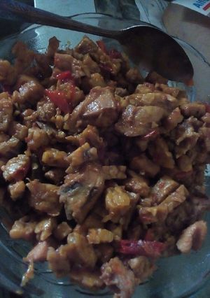 Foto resep Tempe ayam kecap