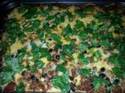 A picture of black beans and mushroom