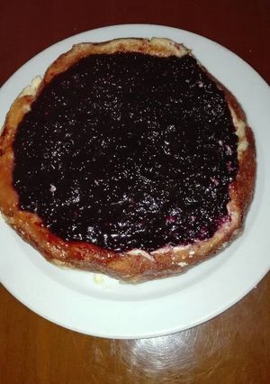 Foto principal de Cheesecake de queso con mermelada de moras silvestre en la olla GM f