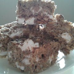 A picture of Chocolate - Pecan Rice Krispy Treats.
