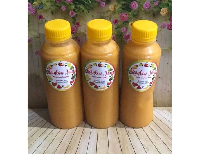 Langkah Mudah untuk Membuat Diet Juice Mango Gojiberry Avocado Orange, Lezat