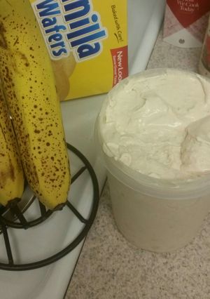 A picture of Banana Pudding Ice cream.