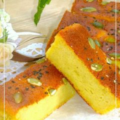 A picture of Fluffy and Moist Sweet Potato Cake.
