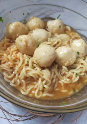 Foto resep Mie baso indomie simple