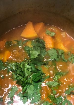 A picture of Vegetable curry.