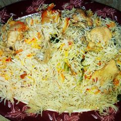 A picture of Punjabi Chicken Pulao.