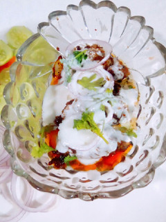 A picture of Smokey yoghurt kabab.
