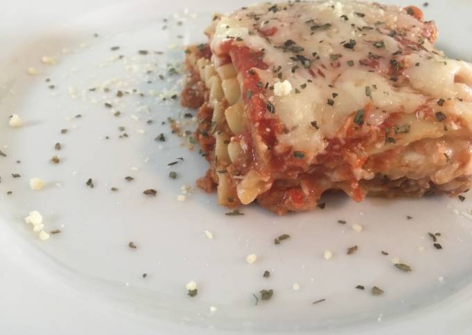 Lasagna o Lasagne vegetariana con 