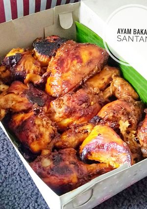 Foto resep Ayam bakar santan