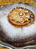 Gâteau au skyr abricots et groseilles (sucre glace et levure)