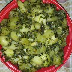 मेथी आलू की सब्जी (methi aloo ki sabzi recipe in Hindi)-レシピのメイン写真