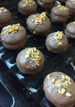 Una foto de Alfajores