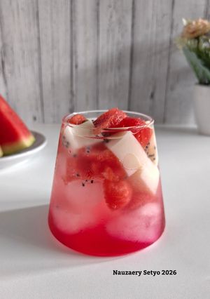 Foto resep Es Semangka Merah Putih