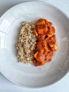 Una foto de 🌱TOFU AL CURRY🌱