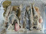 Caballas en escabeche