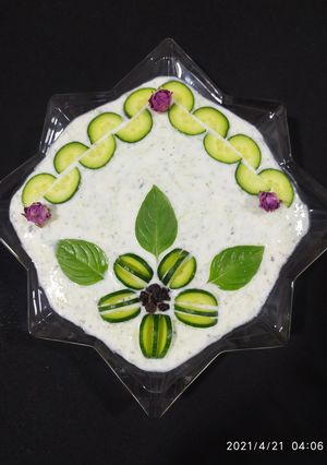 عکسی از دستور ماست و خیار
