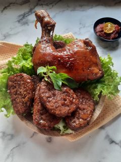Foto resep Ayam dan tempe bacem ungkep