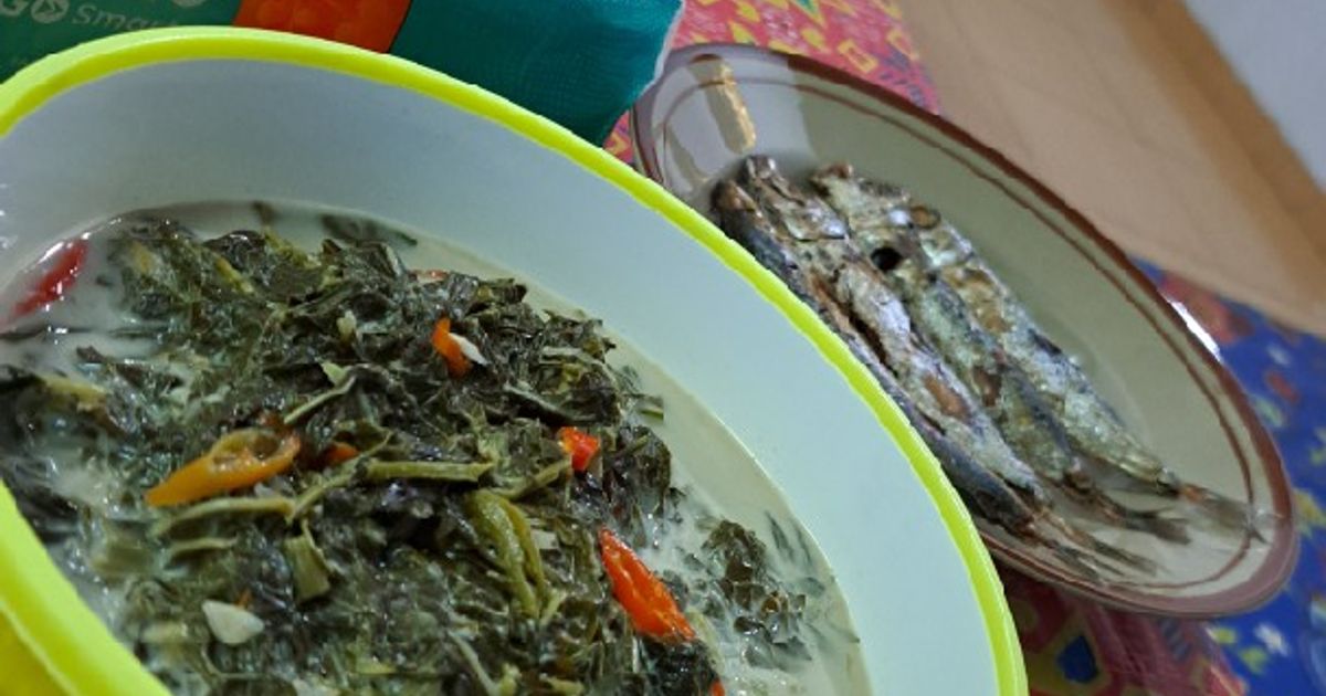 Resep Sayur Suring Kuah Santan (Sayur Keniker) oleh Rara Panda 🐼 - Cookpad