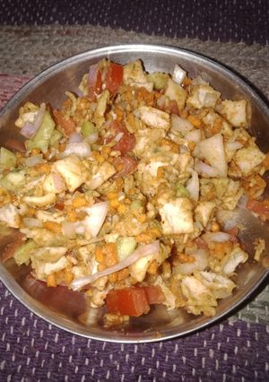 A picture of Cheesy mix.
