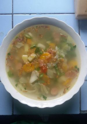 Foto resep Sayur Sop Sosis 😋
