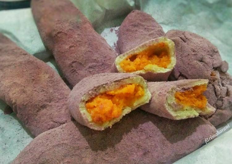 Resep Sweet Potato Mochi Bread Anti Gagal