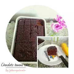 A picture of Chocolate banana cake.