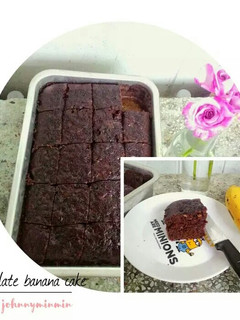 A picture of Chocolate banana cake.