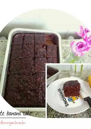 A picture of Chocolate banana cake.