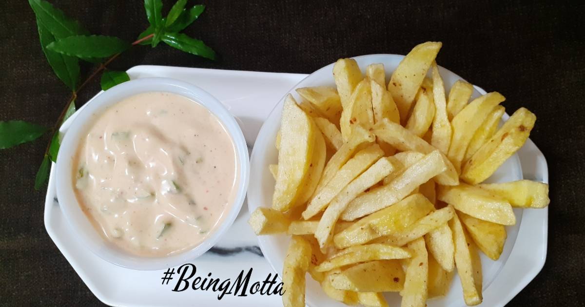 Red Potatoes French Fries Recipe by Jasmin Motta _ BeingMotta Cookpad