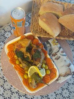 صورة لوصفة طاجين زيتون بالدجاج 🍗🍗