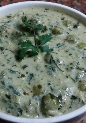 मेथी मटर मलाई (Methi matar malai recipe in hindi) रेसिपी मुख्य फोटो
