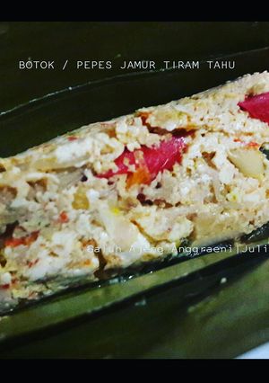 Foto resep Botok / pepes jamur tiram tahu